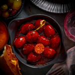 Cider-Braised Mini Chorizo Sausages with Mustard & Honey Glaze