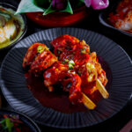 Korean style Chicken Bulgogi Anticuchos