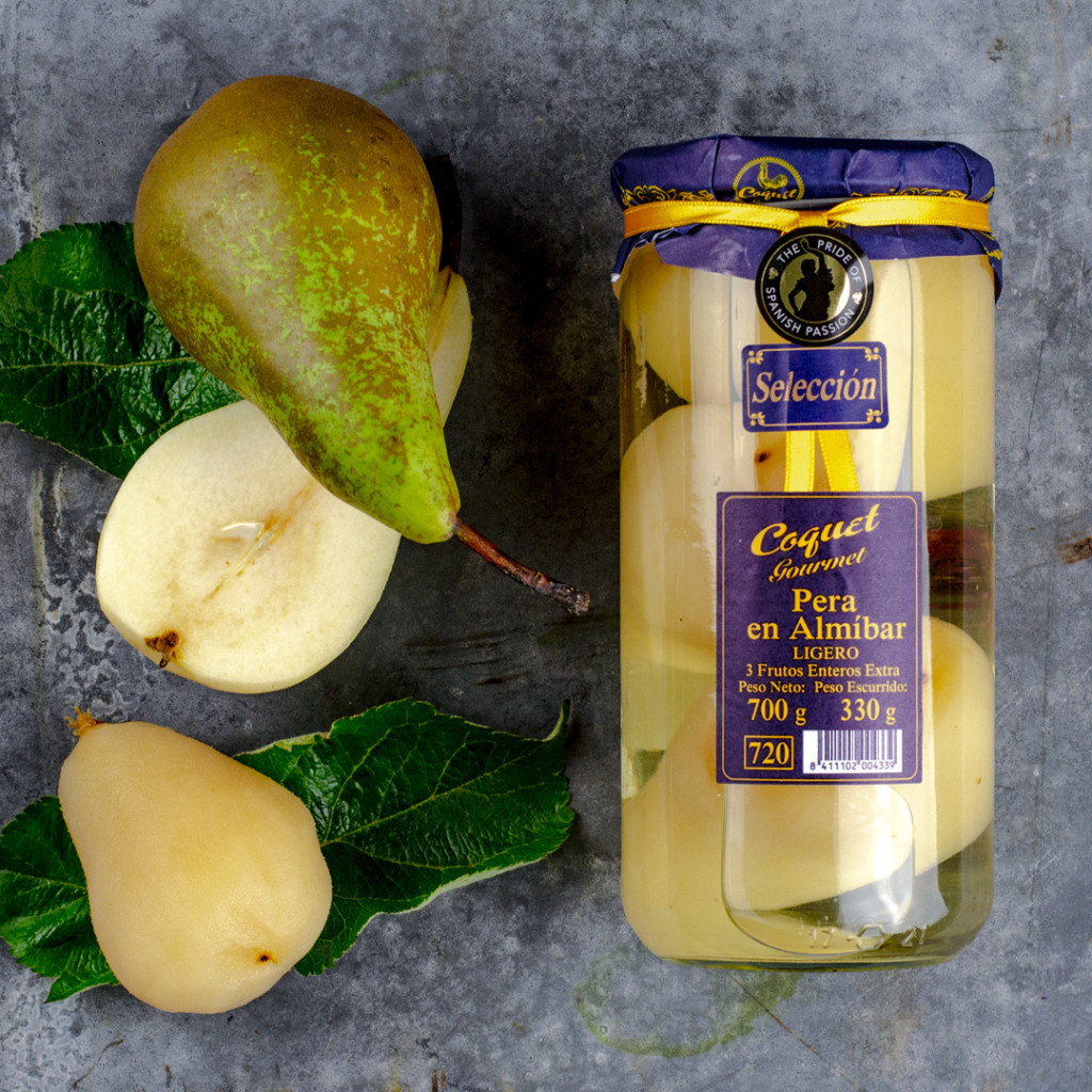 Pera en Almíbar Whole Pears in Syrup (700g) Tapas Fusion Delivery