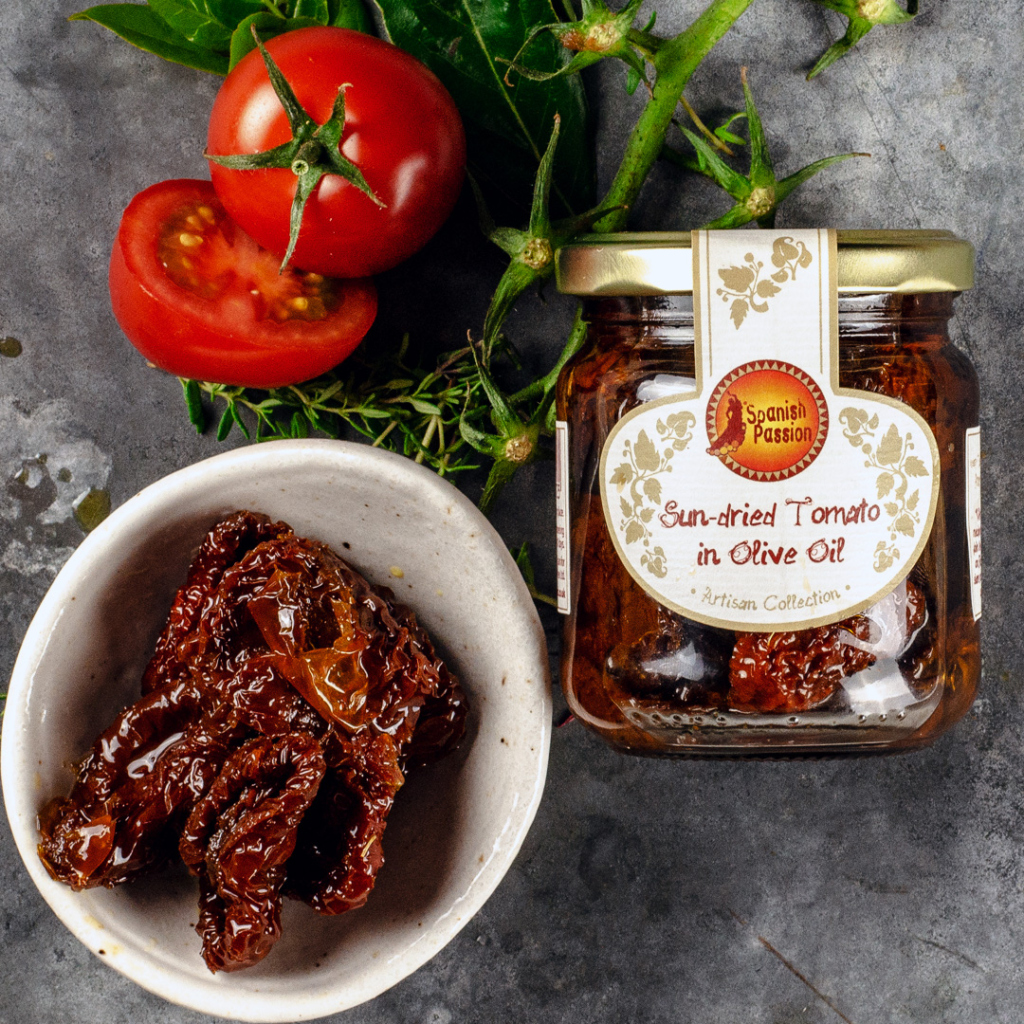 Sun Dried Tomatoes in Olive Oil (185g) Tapas Fusion Delivery